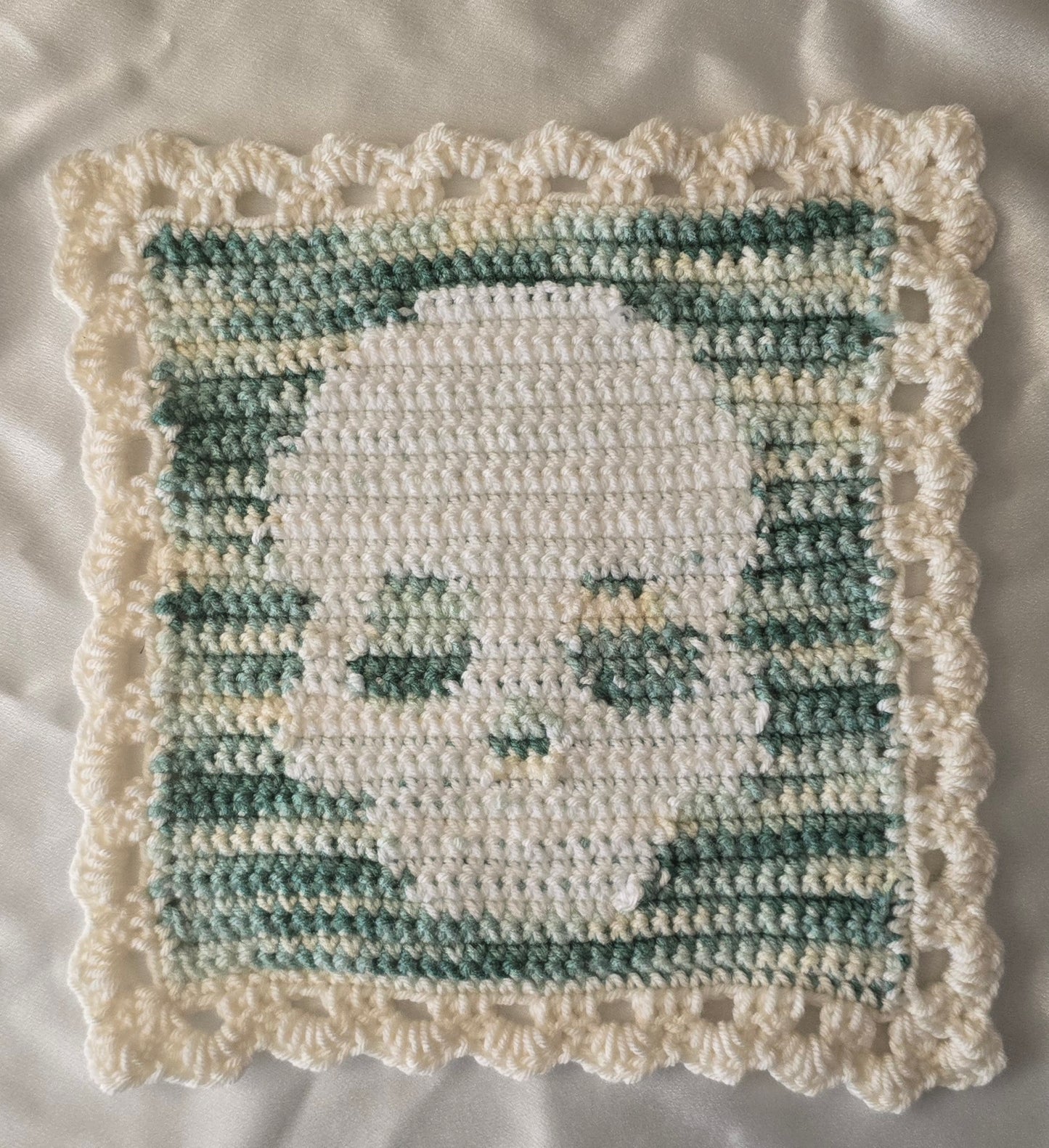 Crochet Skull Tapestry