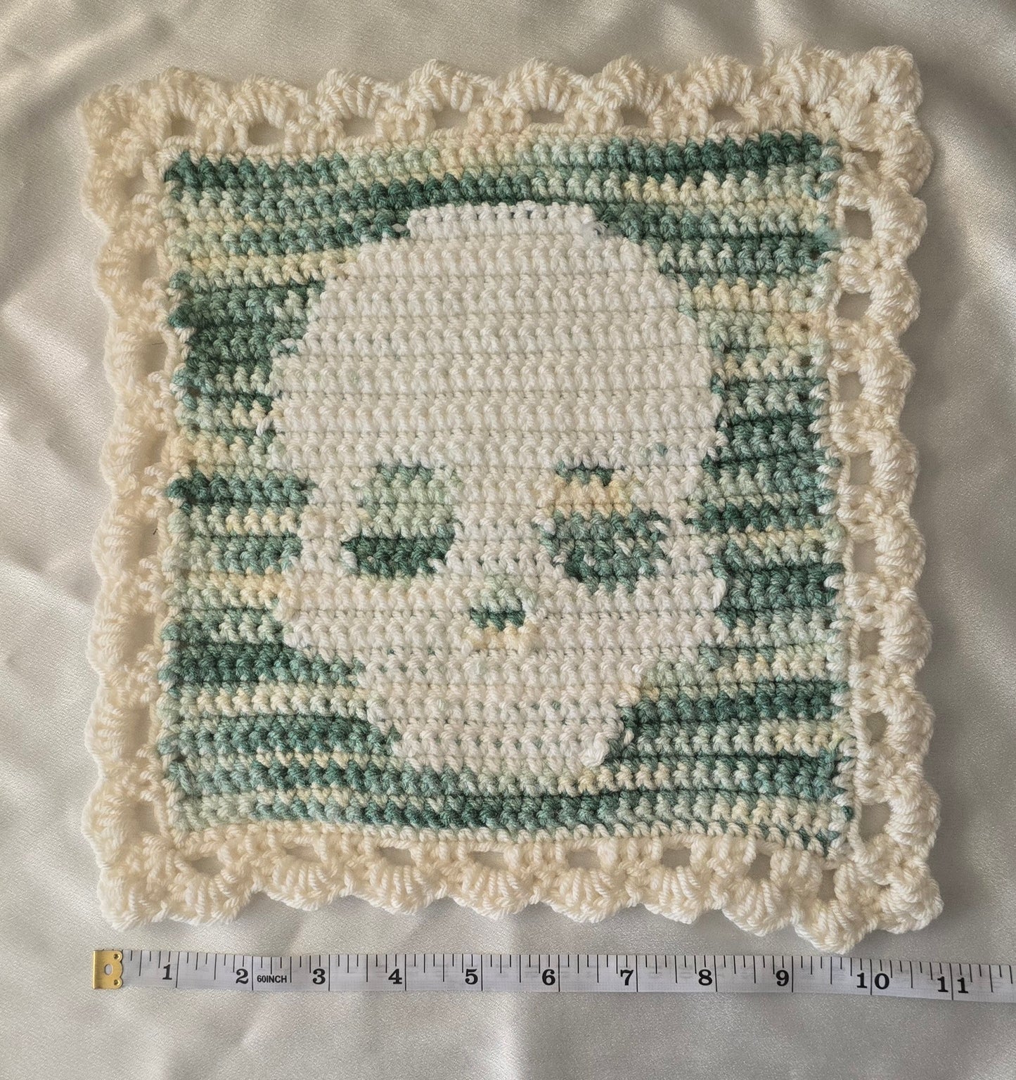 Crochet Skull Tapestry