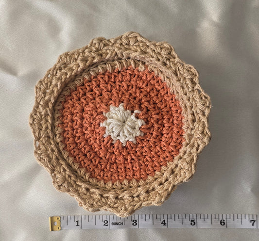 Pumpkin Pie Coaster - Set of 4