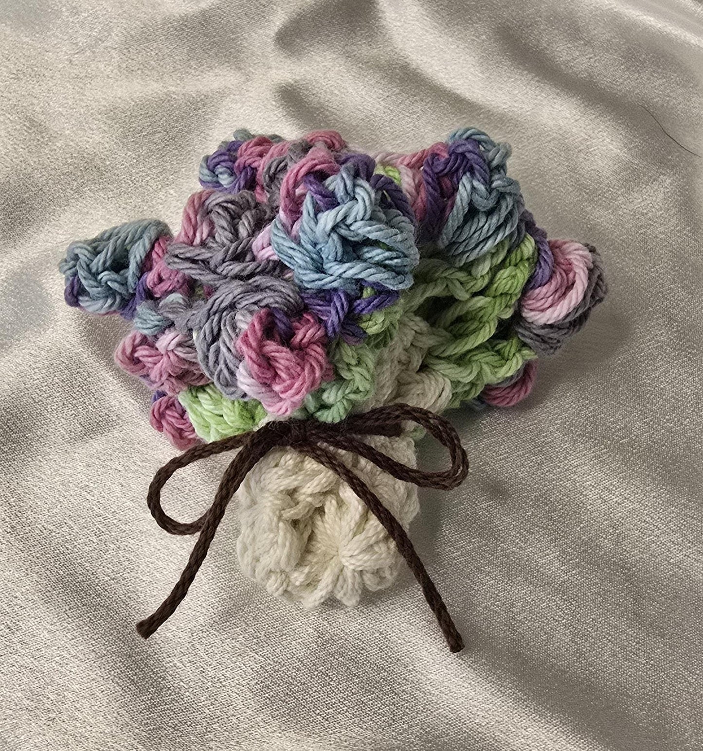 Flower Bouquet Coaster & Basket - Set of 4