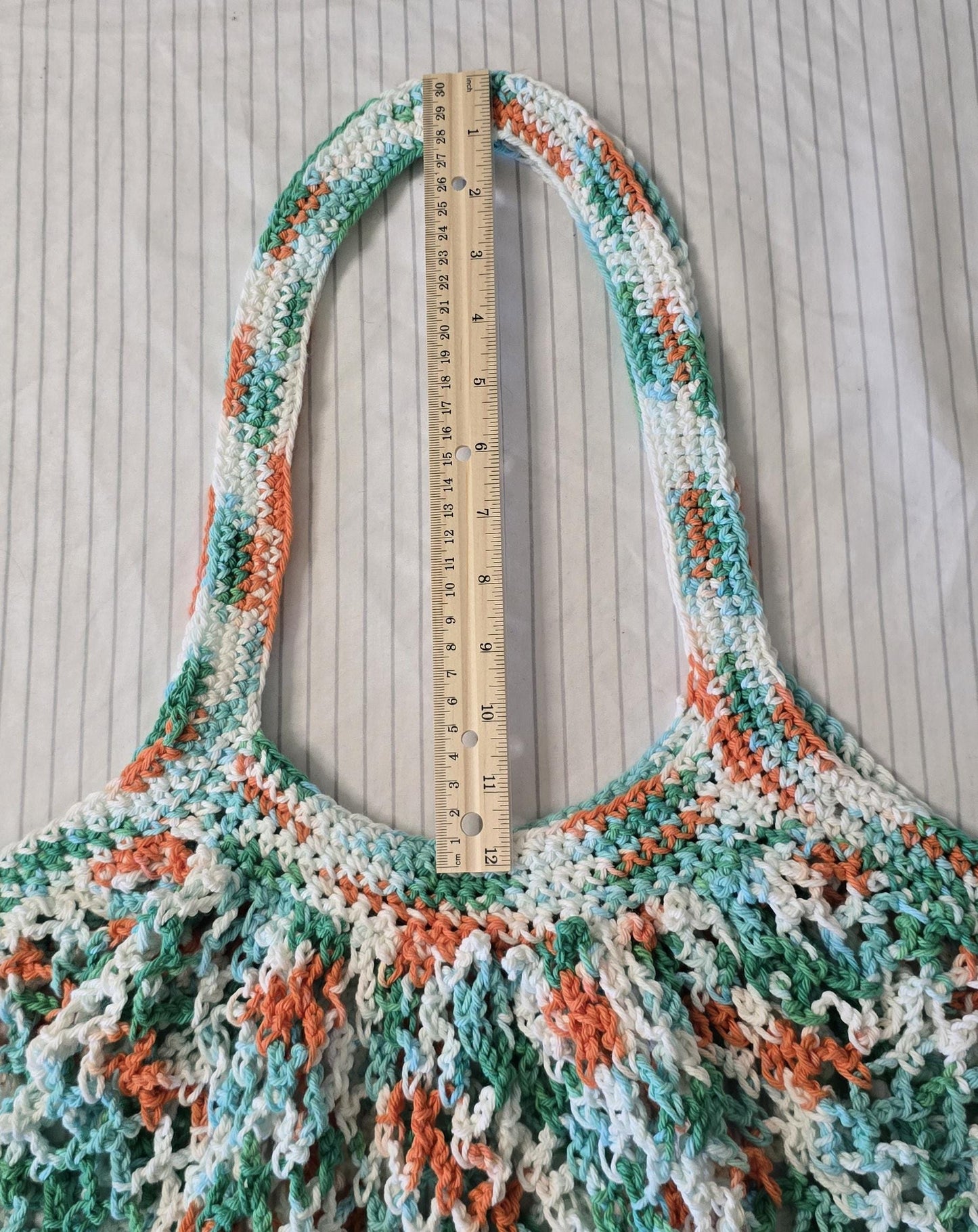 Large Crochet Mesh Market Bag