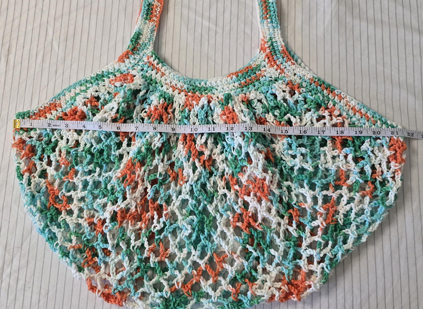 Large Crochet Mesh Market Bag
