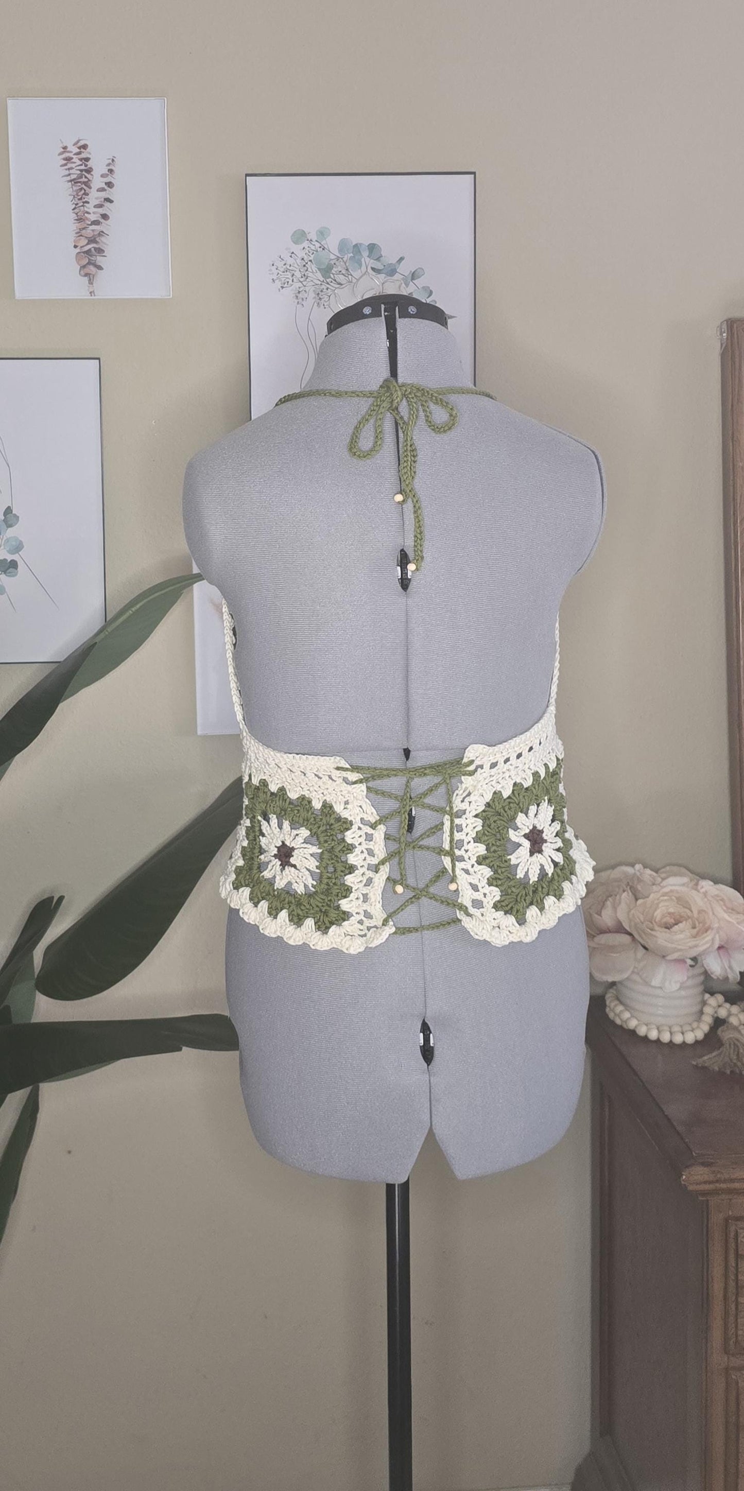 Made to Order Boho Flower Tankini