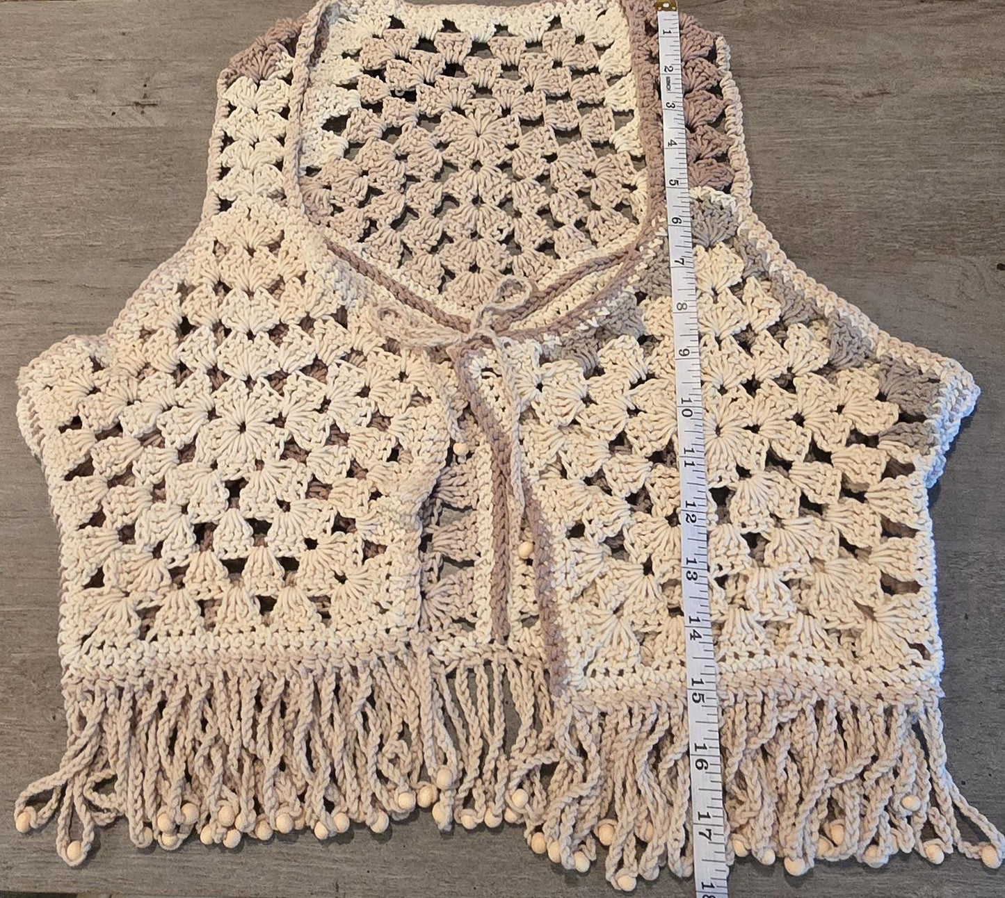 Boho Neutral Vest