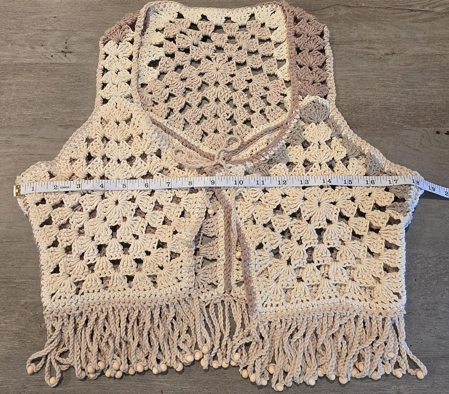 Boho Neutral Vest