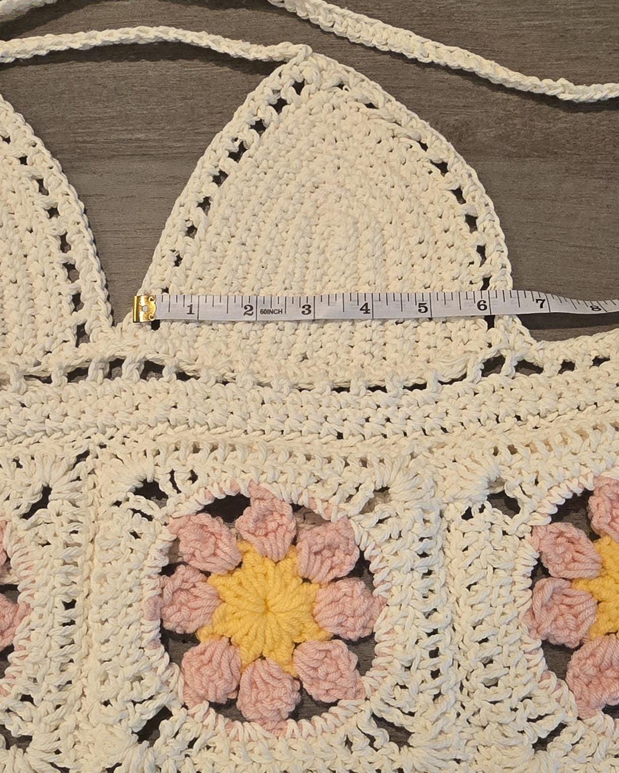 Made to order Crochet Flower Tankini