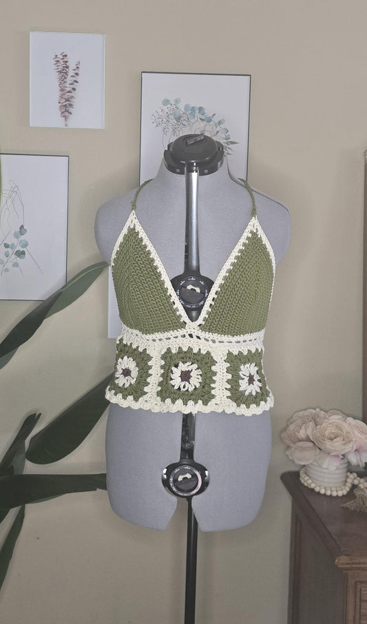 Made to Order Boho Flower Tankini