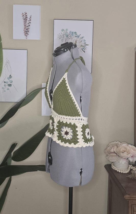 Made to Order Boho Flower Tankini