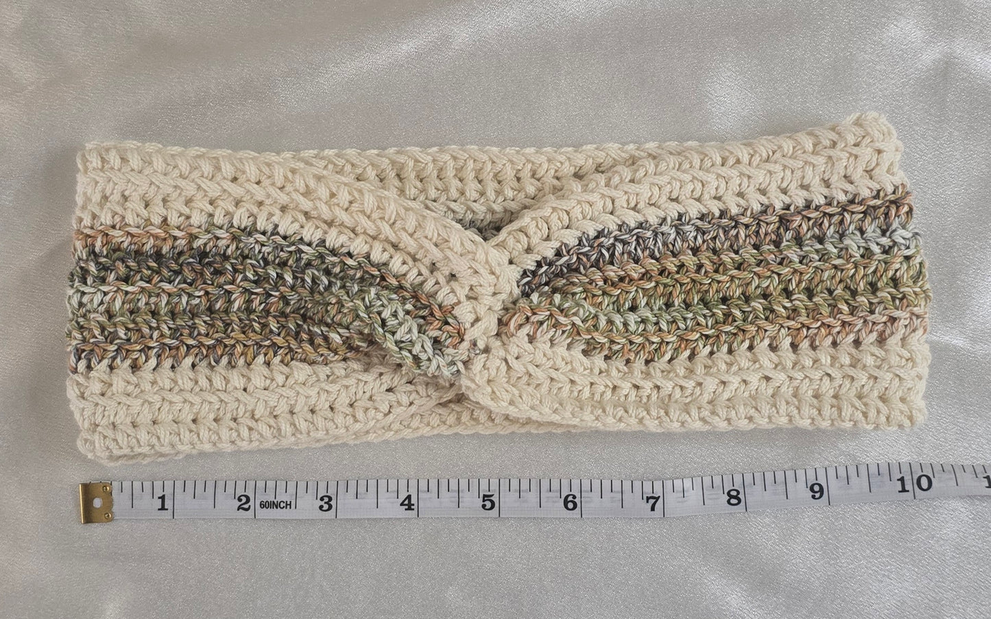 Cozy Neutral Twist Ear Warmer