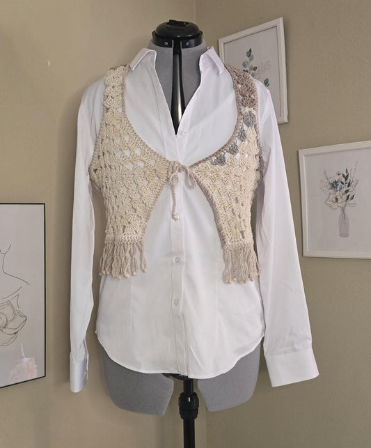 Boho Neutral Vest