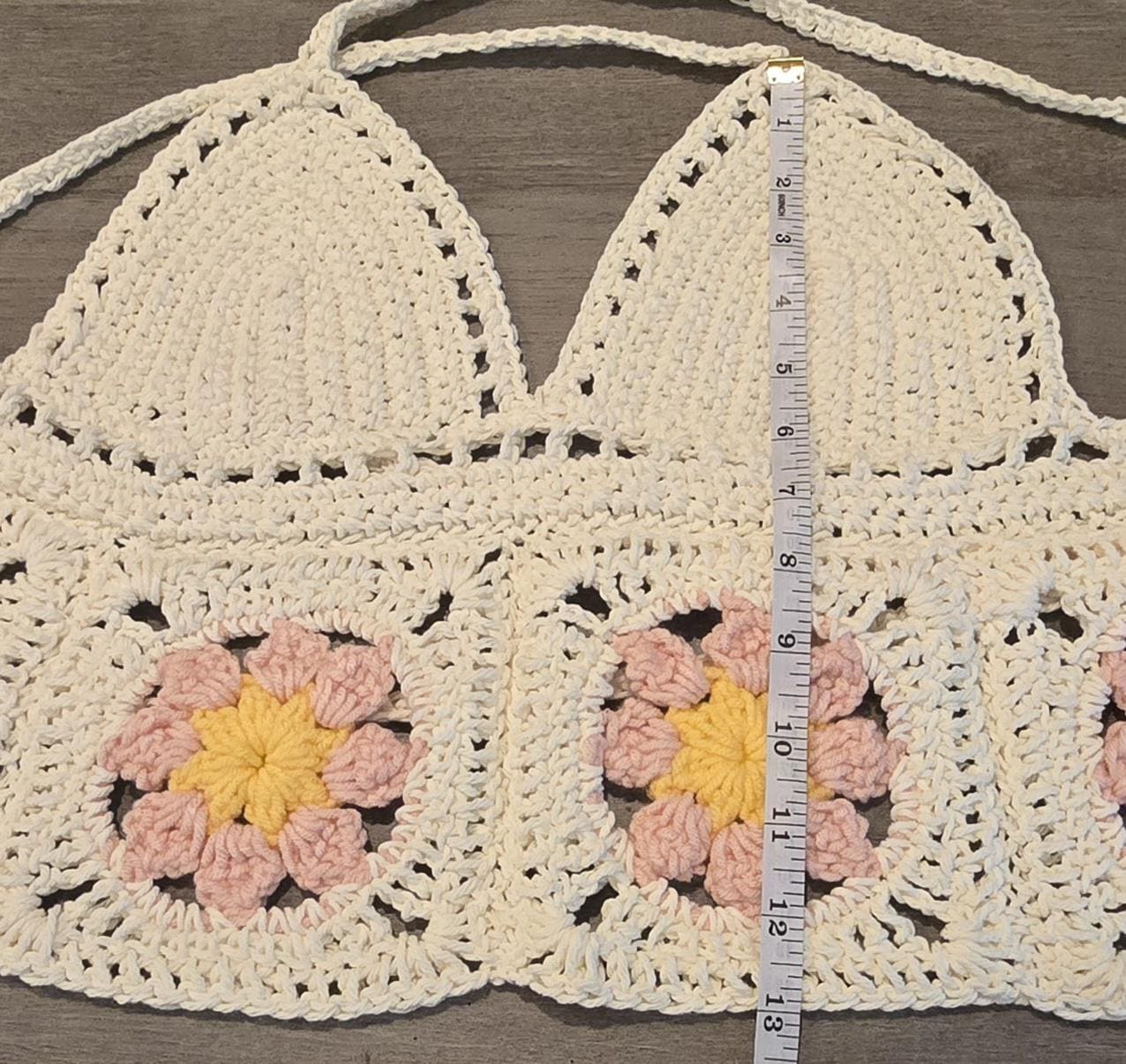 Made to order Crochet Flower Tankini